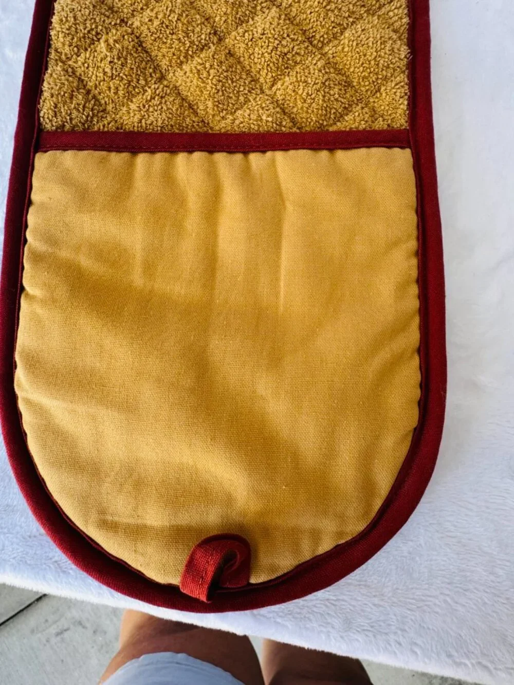 Debbie Mumm Gratitude Blessings Double Oven Potholder 35x8
